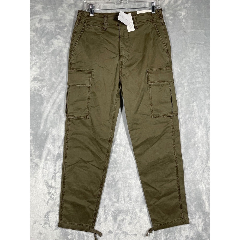 American Eagle Lived-In Cargo Flex Pants Olive Green 28x32 NWT 4882 200 Mens